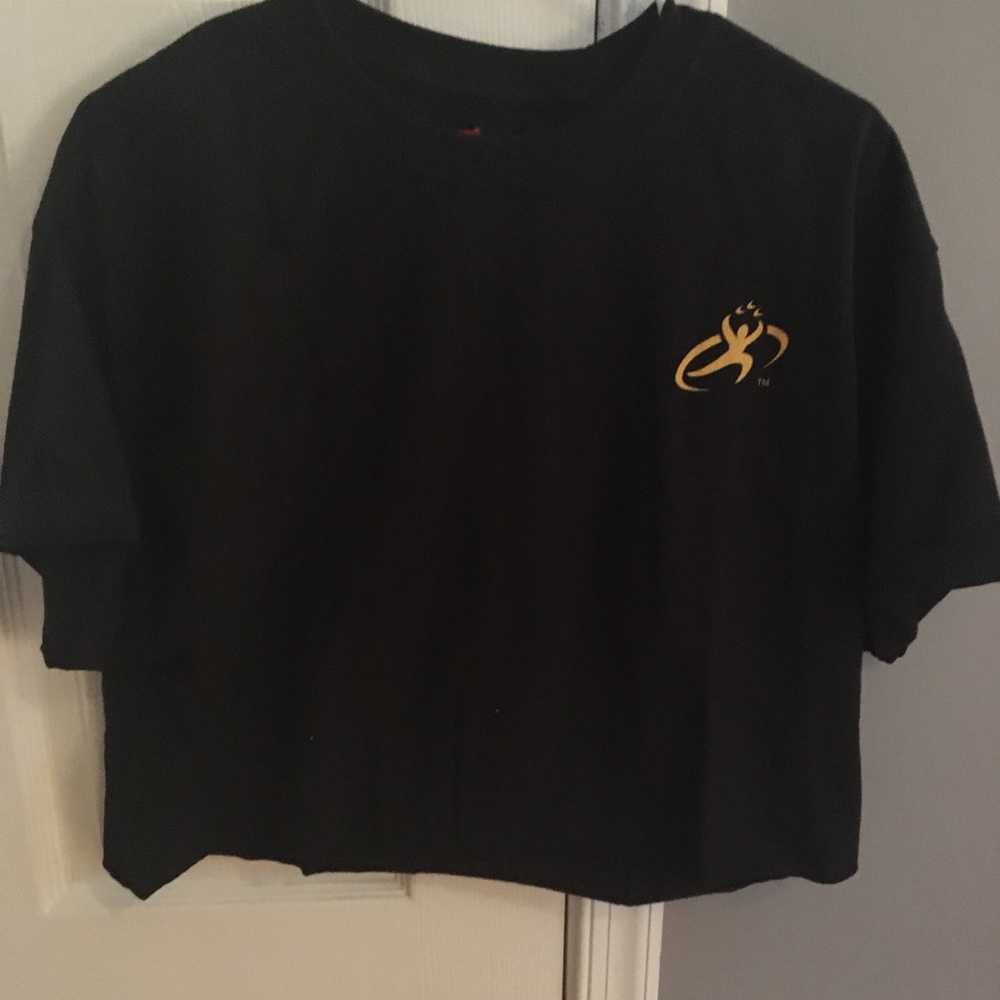 Black crop top